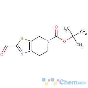 CAS No:365996-10-7 tert-butyl<br />2-formyl-6,7-dihydro-4H-[1,3]thiazolo[5,4-c]pyridine-5-carboxylate