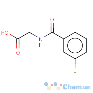 CAS No:366-47-2 (3-Fluoro-benzoylamino)-acetic acid