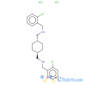 CAS No:366-93-8 1,4-Cyclohexanedimethanamine,N1,N4-bis[(2-chlorophenyl)methyl]-, hydrochloride (1:2), trans-