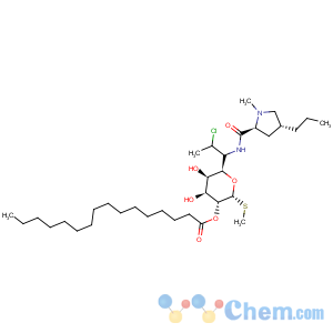 CAS No:36688-78-5 L-threo-a-D-galacto-Octopyranoside, methyl7-chloro-6,7,8-trideoxy-6-[[[(2S,4R)-1-methyl-4-propyl-2-pyrrolidinyl]carbonyl]amino]-1-thio-,2-hexadecanoate