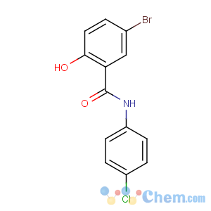 CAS No:3679-64-9 5-bromo-N-(4-chlorophenyl)-2-hydroxybenzamide