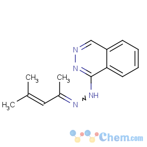 CAS No:36798-79-5 N-[(E)-4-methylpent-3-en-2-ylideneamino]phthalazin-1-amine