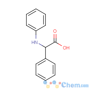 CAS No:3684-12-6 Benzeneacetic acid, a-(phenylamino)-