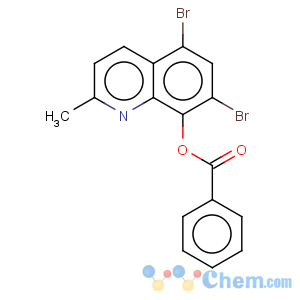 CAS No:3684-46-6 8-Quinolinol,5,7-dibromo-2-methyl-, 8-benzoate