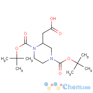 CAS No:368442-00-6 1,4-Di-Boc-2-piperazineacetic acid