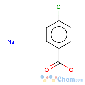 CAS No:3686-66-6 Benzoic acid,4-chloro-, sodium salt (1:1)