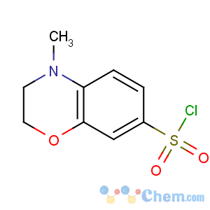 CAS No:368869-93-6 4-methyl-2,3-dihydro-1,4-benzoxazine-7-sulfonyl chloride