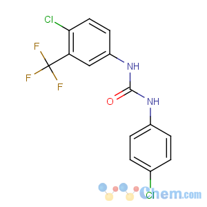 CAS No:369-77-7 1-(4-chlorophenyl)-3-[4-chloro-3-(trifluoromethyl)phenyl]urea