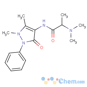CAS No:3690-04-8 2-(dimethylamino)-N-(1,5-dimethyl-3-oxo-2-phenylpyrazol-4-yl)propanamide