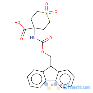 CAS No:369402-96-0 2H-Thiopyran-4-carboxylicacid, 4-[[(9H-fluoren-9-ylmethoxy)carbonyl]amino]tetrahydro-, 1,1-dioxide