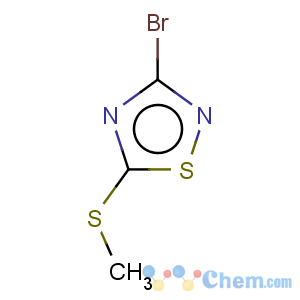 CAS No:36955-33-6 1,2,4-Thiadiazole,3-bromo-5-(methylthio)-