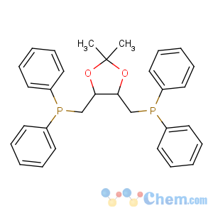 CAS No:37002-48-5 [(4S,5S)-5-(diphenylphosphanylmethyl)-2,2-dimethyl-1,<br />3-dioxolan-4-yl]methyl-diphenylphosphane