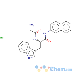 CAS No:370564-51-5 L-Tryptophanamide,glycyl-N-2-naphthalenyl-, monohydrochloride (9CI)