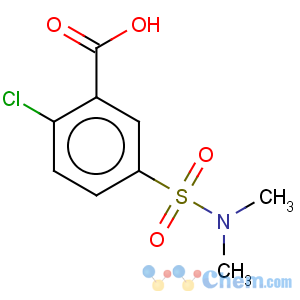 CAS No:37088-27-0 Benzoic acid,2-chloro-5-[(dimethylamino)sulfonyl]-