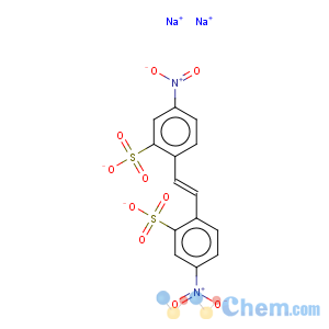 CAS No:3709-43-1 Benzenesulfonic acid,2,2'-(1,2-ethenediyl)bis[5-nitro-, sodium salt (1:2)