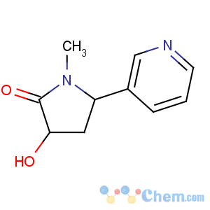 CAS No:37096-14-3 2-Pyrrolidinone,3-hydroxy-1-methyl-5-(3-pyridinyl)-, (3S,5S)-