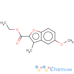 CAS No:3710-50-7 2-Benzofurancarboxylicacid, 5-methoxy-3-methyl-, ethyl ester