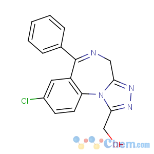 CAS No:37115-43-8 (8-chloro-6-phenyl-4H-[1,2,4]triazolo[4,3-a][1,<br />4]benzodiazepin-1-yl)methanol