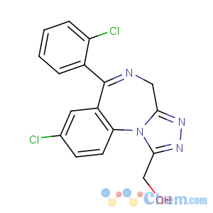 CAS No:37115-45-0 [8-chloro-6-(2-chlorophenyl)-4H-[1,2,4]triazolo[4,3-a][1,<br />4]benzodiazepin-1-yl]methanol