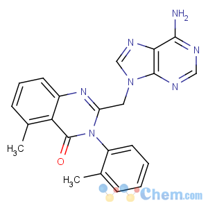 CAS No:371242-69-2 2-[(6-aminopurin-9-yl)methyl]-5-methyl-3-(2-methylphenyl)quinazolin-4-<br />one