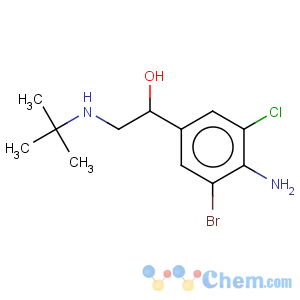 CAS No:37153-52-9 Benzenemethanol,4-amino-3-bromo-5-chloro-a-[[(1,1-dimethylethyl)amino]methyl]-