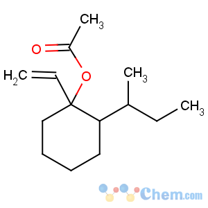 CAS No:37172-02-4 (2-butan-2-yl-1-ethenylcyclohexyl) acetate