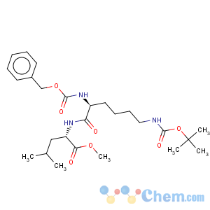 CAS No:37178-11-3 L-Leucine,N-[N6-[(1,1-dimethylethoxy)carbonyl]-N2-[(phenylmethoxy)carbonyl]-L-lysyl]-,methyl ester (9CI)