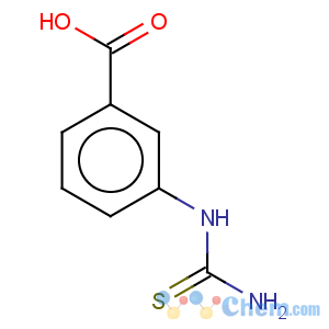 CAS No:37182-75-5 Benzoic acid,3-[(aminothioxomethyl)amino]-