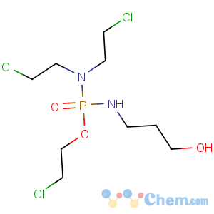 CAS No:3733-81-1 3-[[bis(2-chloroethyl)amino-(2-chloroethoxy)phosphoryl]amino]propan-1-ol