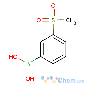 CAS No:373384-18-0 (3-methylsulfonylphenyl)boronic acid