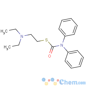 CAS No:3735-90-8 S-[2-(diethylamino)ethyl] N,N-diphenylcarbamothioate
