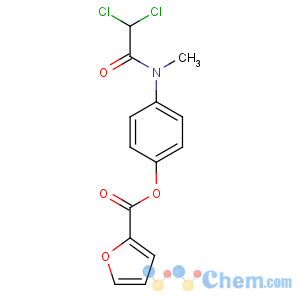 CAS No:3736-81-0 [4-[(2,2-dichloroacetyl)-methylamino]phenyl] furan-2-carboxylate