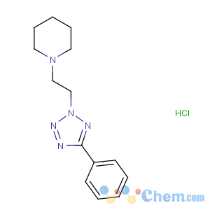 CAS No:37372-87-5 1-[2-(5-phenyltetrazol-2-yl)ethyl]piperidine