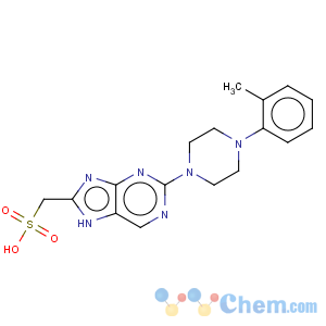 CAS No:37425-16-4 methanesulfonic acid, 2-[4-(2-methylphenyl)piperazin-1-yl]-7h-purine