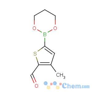 CAS No:374537-98-1 5-(1,3,2-dioxaborinan-2-yl)-3-methylthiophene-2-carbaldehyde