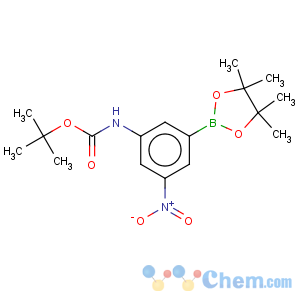 CAS No:374595-05-8 Carbamicacid, [3-nitro-5-(4,4,5,5-tetramethyl-1,3,2-dioxaborolan-2-yl)phenyl]-,1,1-dimethylethyl ester (9CI)