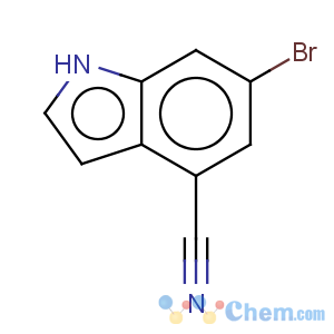 CAS No:374633-26-8 1H-Indole-4-carbonitrile,6-bromo-