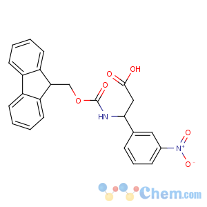 CAS No:374791-04-5 3-(9H-fluoren-9-ylmethoxycarbonylamino)-3-(3-nitrophenyl)propanoic acid