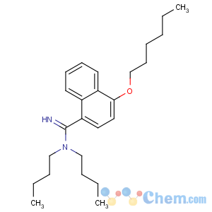 CAS No:3748-77-4 N,N-dibutyl-4-hexoxynaphthalene-1-carboximidamide