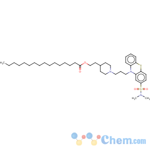 CAS No:37517-26-3 Hexadecanoic acid,2-[1-[3-[2-[(dimethylamino)sulfonyl]-10H-phenothiazin-10-yl]propyl]-4-piperidinyl]ethylester