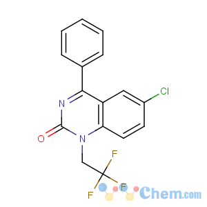 CAS No:37554-40-8 6-chloro-4-phenyl-1-(2,2,2-trifluoroethyl)quinazolin-2-one
