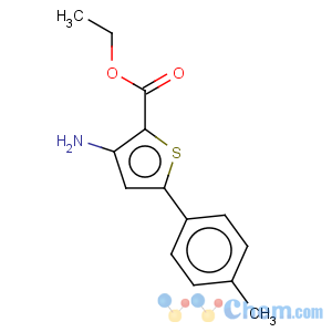 CAS No:37572-22-8 2-Thiophenecarboxylicacid, 3-amino-5-(4-methylphenyl)-, ethyl ester