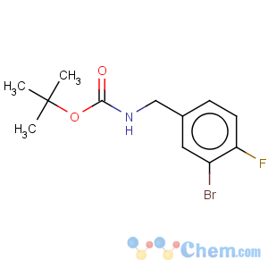 CAS No:375853-85-3 Carbamic acid,[(3-bromo-4-fluorophenyl)methyl]-, 1,1-dimethylethyl ester (9CI)