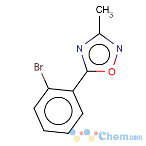 CAS No:375857-64-0 1,2,4-Oxadiazole,5-(2-bromophenyl)-3-methyl-