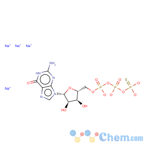 CAS No:37589-80-3 Guanosine5'-(trihydrogen diphosphate), P'-anhydride with phosphorothioic acid