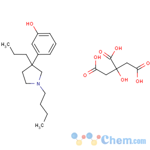 CAS No:37627-57-9 3-(1-butyl-3-propylpyrrolidin-3-yl)phenol