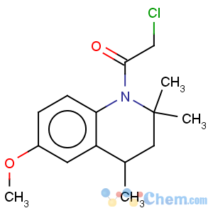 CAS No:376371-15-2 Ethanone,2-chloro-1-(3,4-dihydro-6-methoxy-2,2,4-trimethyl-1(2H)-quinolinyl)-