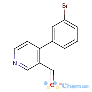 CAS No:376646-64-9 4-(3-bromophenyl)pyridine-3-carbaldehyde