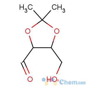 CAS No:37669-01-5 (4S,5S)-5-(hydroxymethyl)-2,2-dimethyl-1,3-dioxolane-4-carbaldehyde