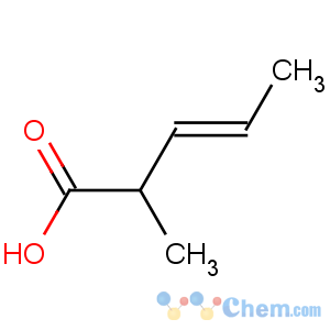 CAS No:37674-63-8 3-Pentenoic acid,2-methyl-